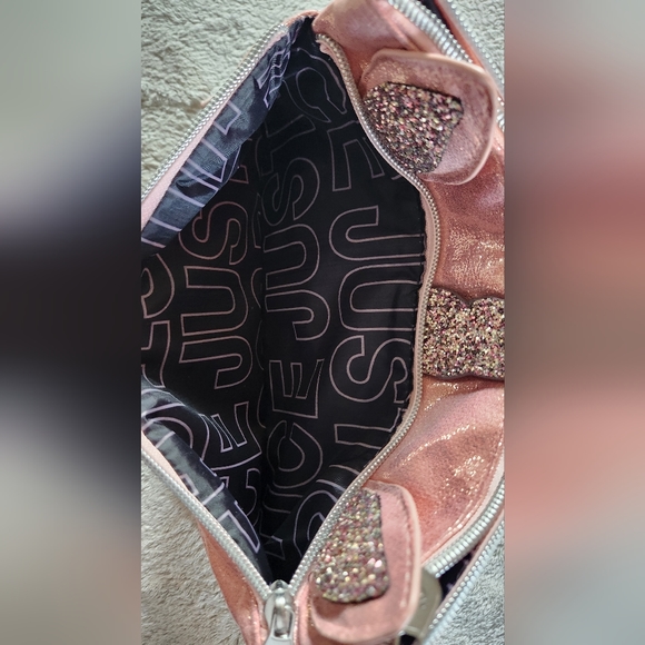 JUSTICE Shimmery Pink Unicorn Pencil case - Picture 2 of 7